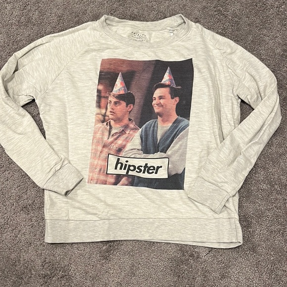 ELEVENPARIS X FRIENDS TV show hipster sweatshirt chandler bing - Picture 1 of 4
